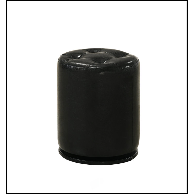 Tabouret de coiffeuse pivotant 1 pièce, Noir