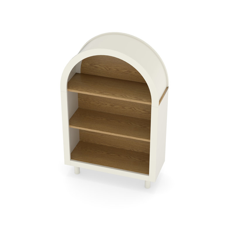 Arched 3-Shelf Bookcase