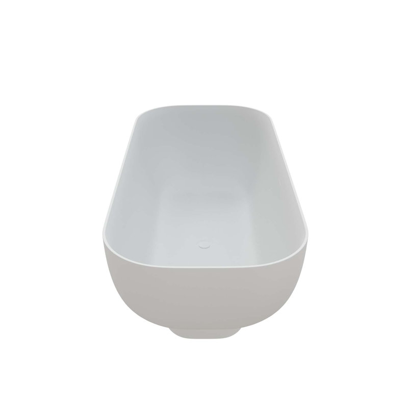 65" Solid Surface Soaking Bathtub