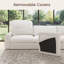 Canapé modulaire en L 120,5 po Abramson-857623878