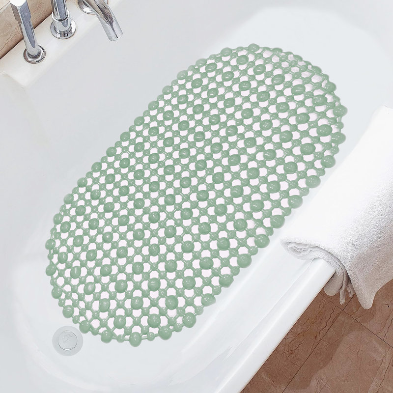 Castaldo Plastic Non-Slip Shower Mat, Sage