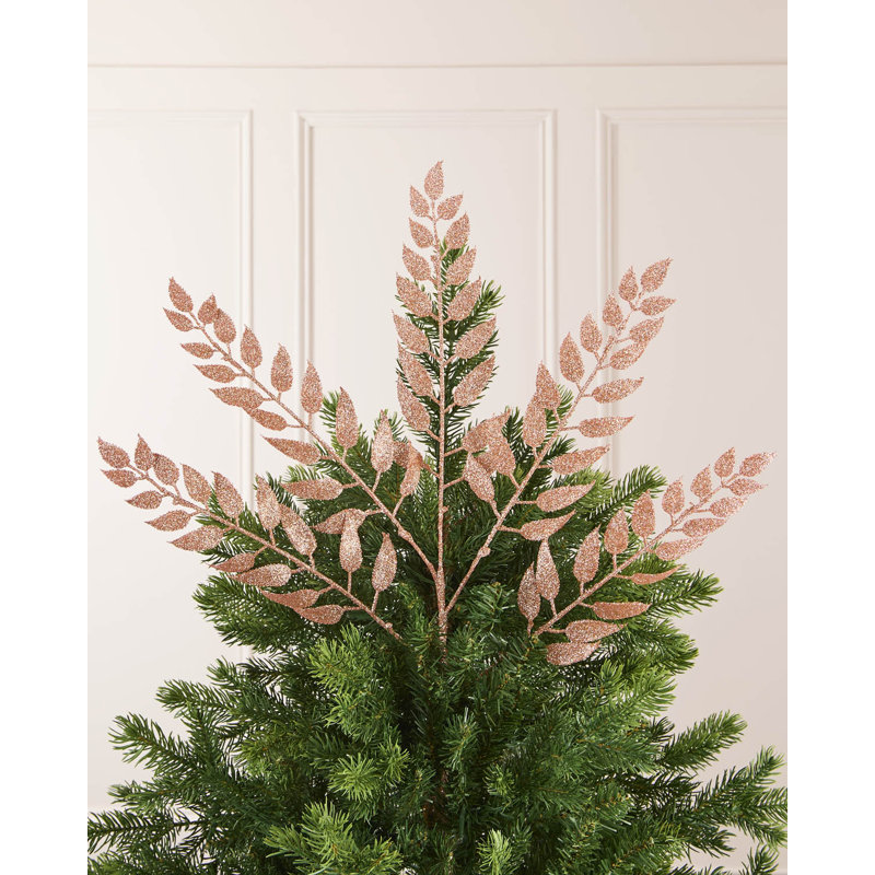 73cm Polystyrene Spray, rose gold