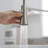 Commercial Black Kitchen Faucet with Pull-Out Sprayer, Single Handle for Easy Control and Modern Design-130630193