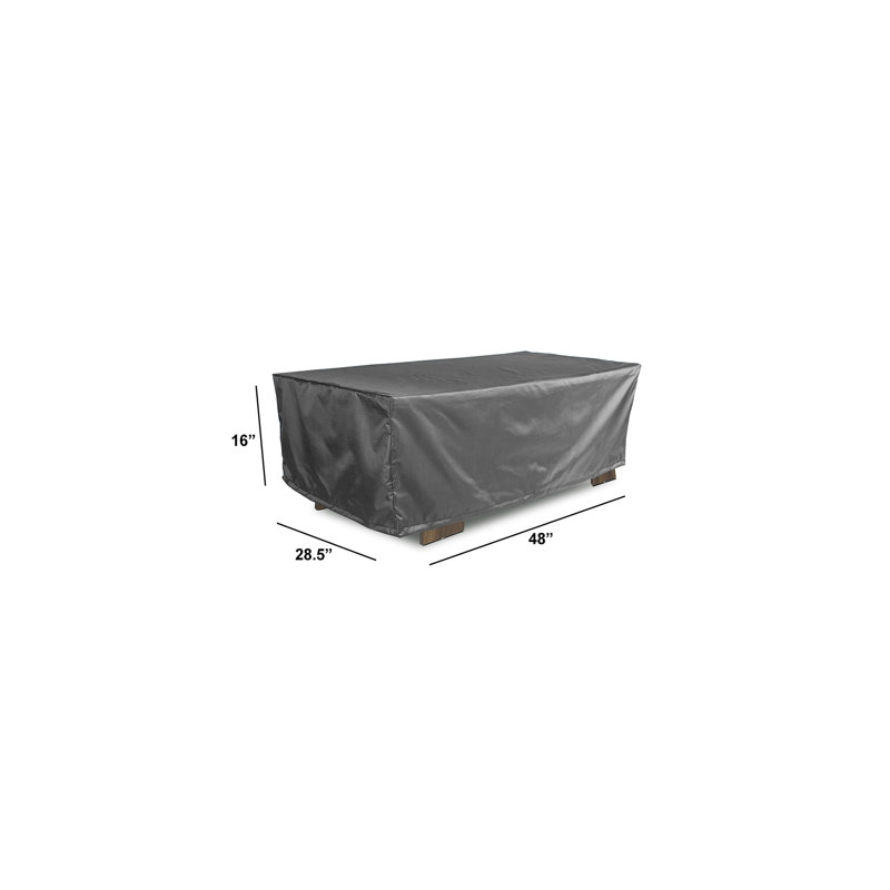 Almita Rectangular Water Resistant Coffee Table Cover with 3 Year Warranty	
