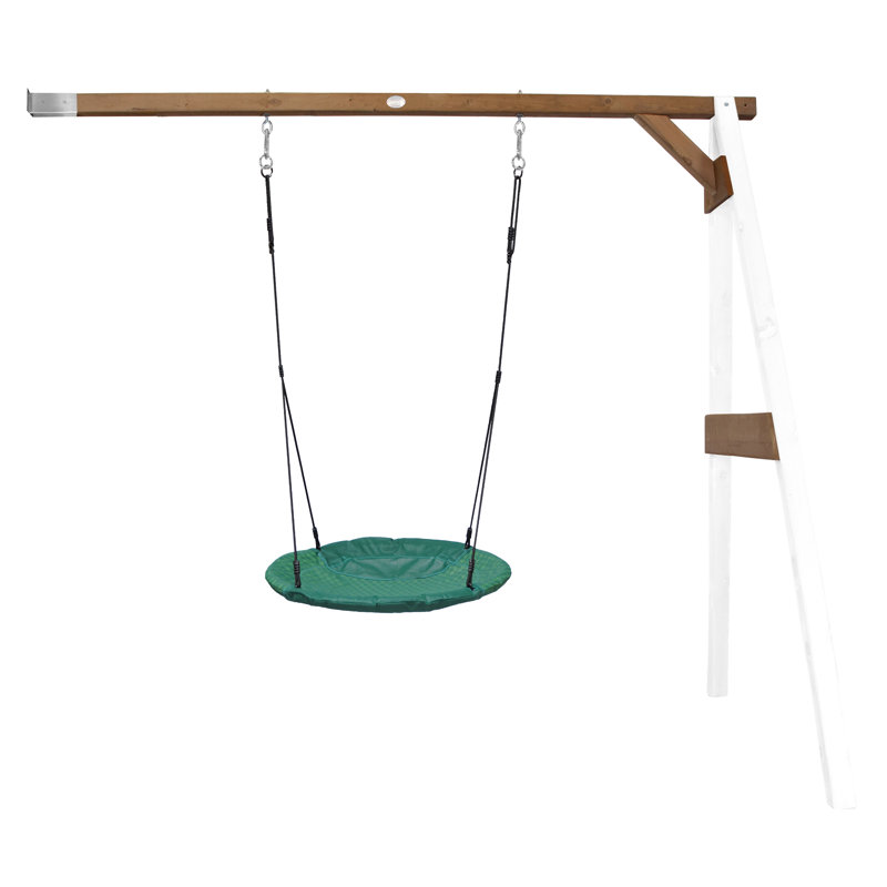 AXI Hemlock Swing Set with 1 Swing(s), White/Brown