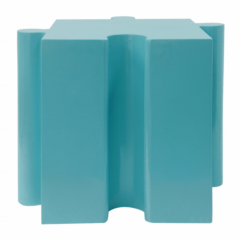 Table d'appoint de patio, table modulaire à bord convexe MGO - acheter simple ou combiner, Bleu