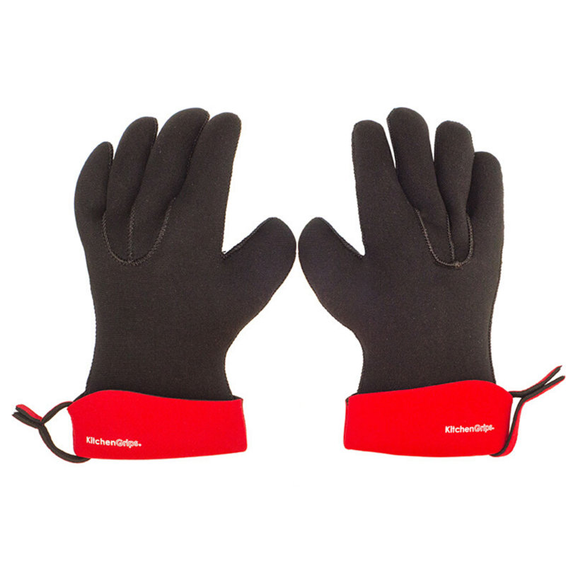 Kitchen Grips Solid Colour Oven Glove Set, 10,25 po
