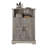 Free Standing Triangle Bathroom Storage Cabinet with Doors & Adjustable Shelves, Home Organizer For Kitchen & Living Room,Gray-829669319