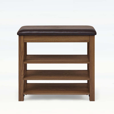 Banc à langer réglable en hauteur en bois d'hévéa avec rangement dissimulé et siège confortable, parfait pour les petits espaces