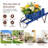 Brynesha Wood Wheelbarrow Planter-1222244574