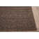 Tapis brun foncé en coton Viviana