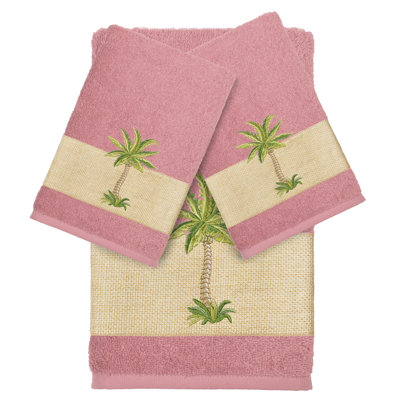 Ensemble de serviettes 3 pièces 100% coton turc Colton