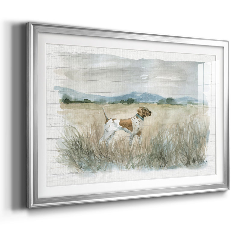 Wetland Lookout, reproduction d'art encadrée, Argent, H 19 po x l 27 po x P 1,5 po