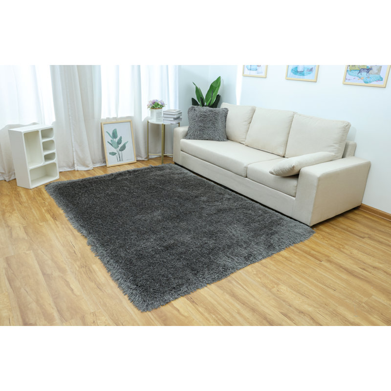 Tapis gris Felicisimo, Rectangulaire 9 pi x 13 pi