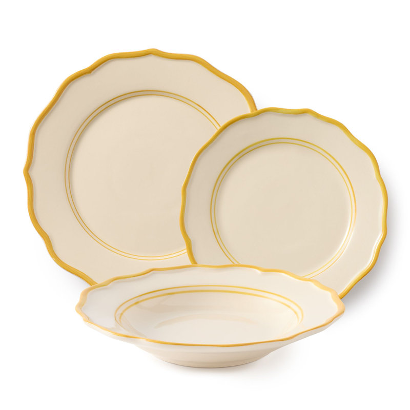 Giovanna Stoneware Dinnerware Set - Service for 4