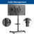 Addisun Latitude Run® Multi-Screen Single Screen Floor stand mount Electronic Mount