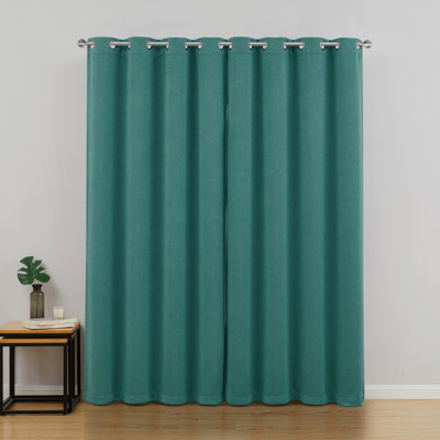 Tyler Woven Grommet Blackout Curtain Panel, 52" x 90"