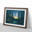 Mountain Stream in Abstract - Picture Frame Graphic Art Print-55731472-55731475