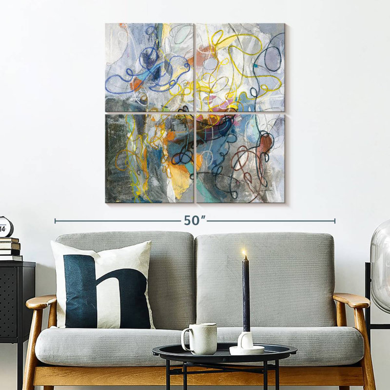 Blue And Sienna Avery, 32" H x 32" W