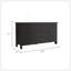 Commode double, quatre pieds, 6 tiroirs, plateau supérieur, noir-1911720538