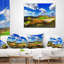 Coussin lombaire spectaculaire paysage imprimé Toscana