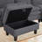 Modular Sectional Sofa, Corduroy U-Shape Sectional Couch With 2 Movable Ottoman For Living Room-1318907769
