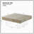 Square Faux Travertine Pattern Coffee Table
