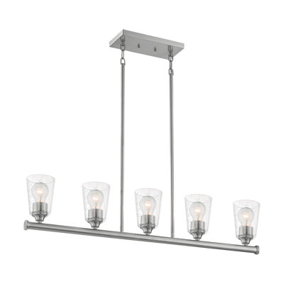 Weccacoe 5 - Light Kitchen Island Pendant