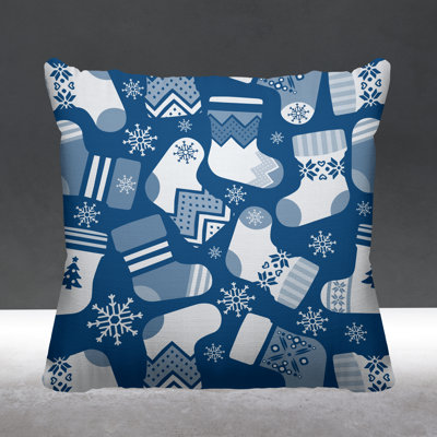 Outdoor Reversible Throw Pillow