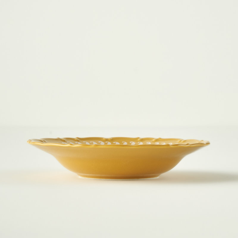 Assiette à salade Indian en porcelaine