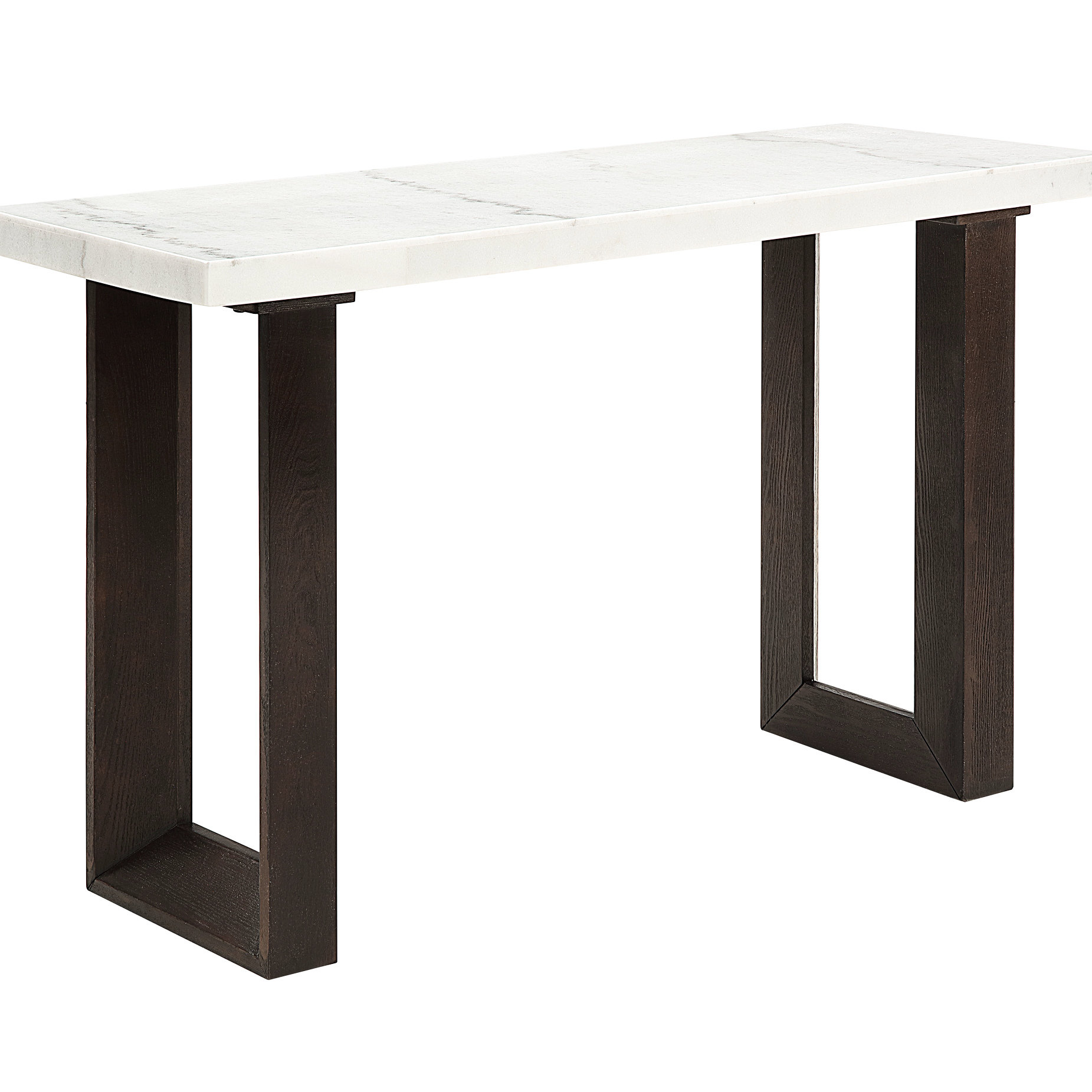 Rectangular Decorator Table Ivy Bronx Modern Living Room Table With White Marble Top And Frame ...