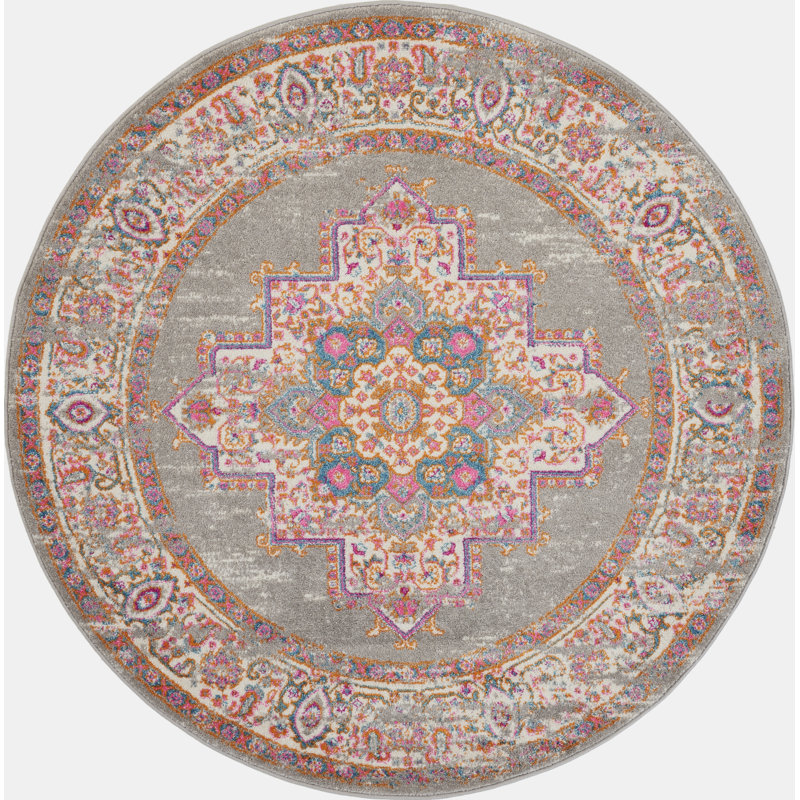 Oriental Indoor Rug, Round 8'