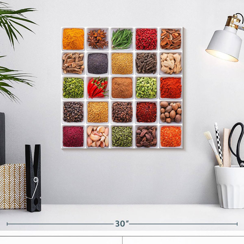 Yarlin Fresh Spices And Herbs, 16" H x 16" W