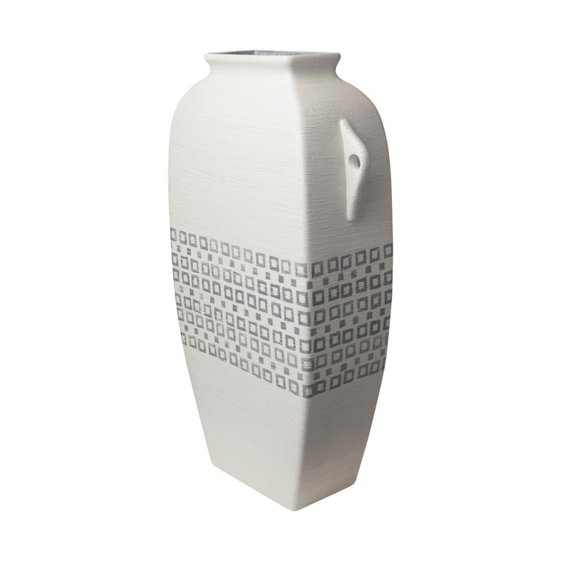 Rhein Vessel-Hand Painted, 24" H x 14.5" W x 7" D