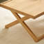 Solid Wood Cross Legs Coffee Table