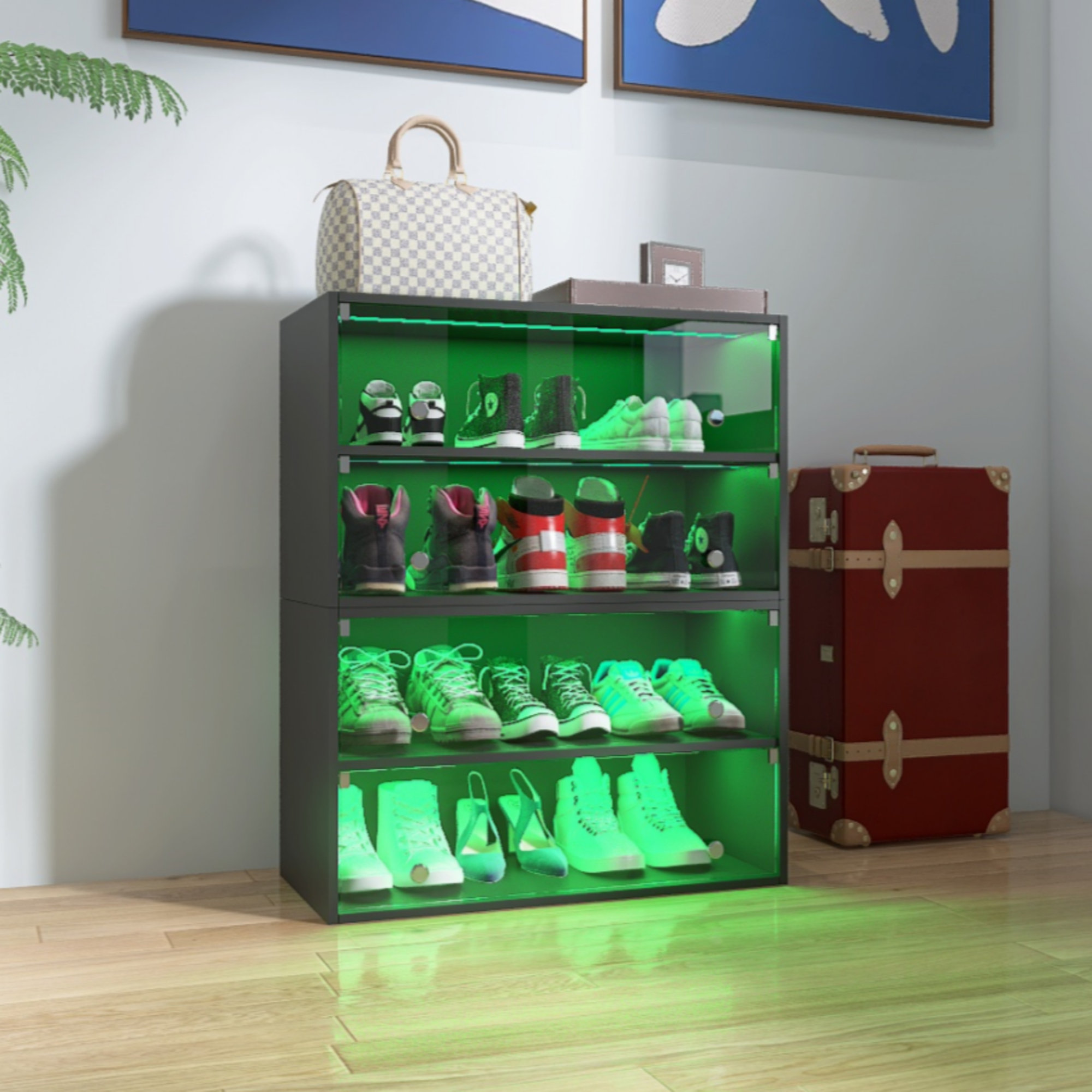 Orren Ellis 12 Pair Shoe Storage Cabinet | Wayfair
