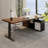 Brown + Black Rectangular Solid Wood desks-738176594-738176592