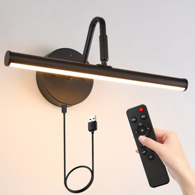 10W USB Powered Dimmable LED Picture Light Black