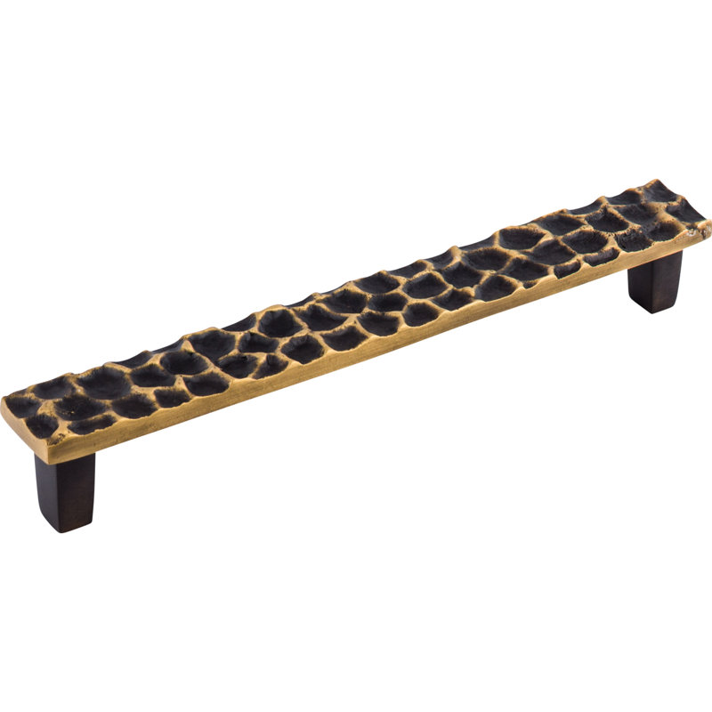 Cobblestone Bar Pull, Brass Antique, 7 9/16" Center to Center