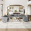Ensemble de canapé modulaire en velours Ridoy-1833954399
