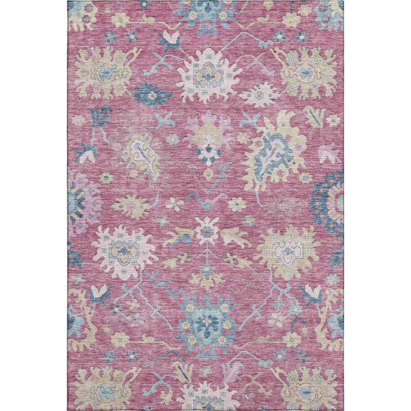 Tapis Gurubaksh AMF1154 de qualité supérieure lavable à la machine, Rectangle 2 pi 6 po x 3 pi 10 po