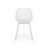  Contemporary Outdoor Chairs with Diamond Cutout Backrest, Stackable Patio Seating, Set of 2-593224582