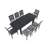 9-Piece Extendable Wood Top Dining Table Set-1936572859