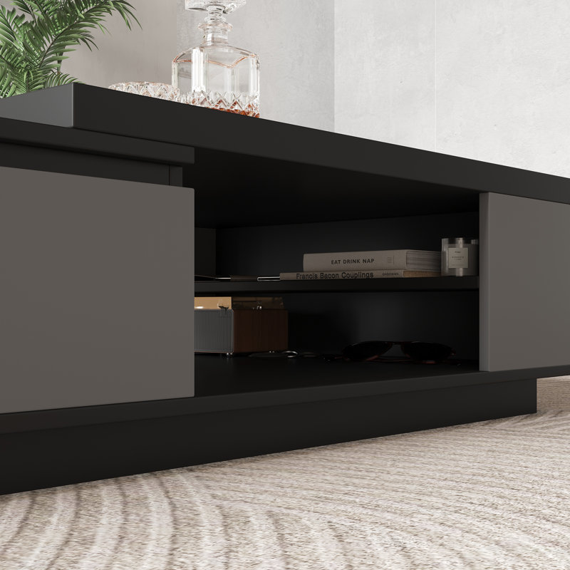 Roshanak Extendable Coffee Table with 4-Drawer Storage