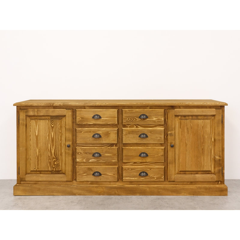 Hailley Solid Spruce Wood Sideboard