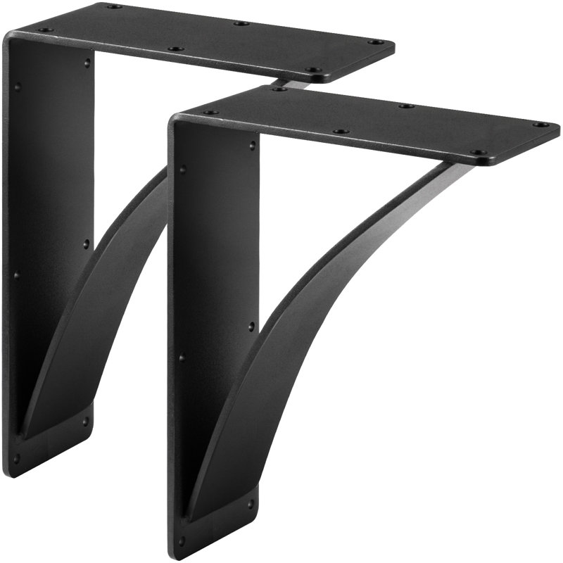 Support mural pour tablette flottante 2 pièces, H 12 po x l 10 po x P 2,5 po