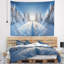 Tapisserie paysage paysage majestueux blanc-28506593