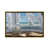 Toile avec cadre flottant or