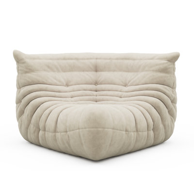 Large Faux Leather Bean Bag Lounger