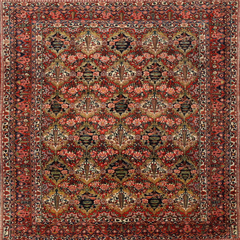 Oriental Indoor Rug, Square 7'